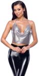 Cottelli Metal Crop Top 2450496 Silver