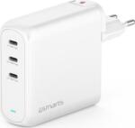 4smarts GaN Flex Pro töltő adapter 3xType-C, 140W, fehér (544140) (544140)