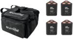 EUROLITE Set 4x AKKU TL-3 QCL RGB+UV Trusslight + SB-4 Soft Bag - dj-sound-light