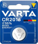 VARTA CR2016 CMOS gomb elem, 3V-os Varta