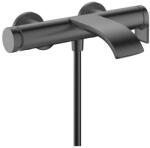 Hansgrohe Vivenis egykaros kádcsaptelep falsíkon kívüli szereléshez, szálcsiszolt fekete/króm 75420340 (75420340)