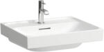 Laufen Meda porcelán mosdó csiszolt alsó felülettel 55x46 cm csaplyukkal és túlfolyóval, LCC bevonattal, fehér H8161124001041 (H8161124001041)