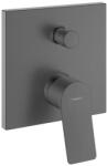 Hansgrohe Vivenis egykaros kádcsaptelep falsík alatti szereléshez, szálcsiszolt fekete/króm 75415340 (75415340)