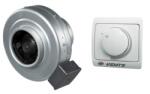Vents 150 VKMz Centrifugális csőventilátor RS-1-400 N Fordulatszám szabályzóval - ventilatorwebaruhaz