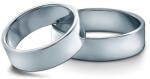 SAVICKI Verighete: platină, plate, 6 mm