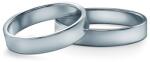 SAVICKI Verighete: platină, plate, 4 mm