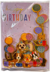 CCG Happy Birthday Animals 3D üdvözlőkártya CCG097714C (CCG097714C)