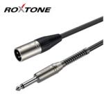 Roxtone 6, 3mm monó Jack - XLR dugó (papa) kábel 5m
