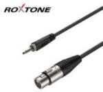 Roxtone XLR alj-3, 5mm Jack dugó mikrofon kábel 90cm