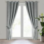 Takoy Draperie ANTARA din velur neted cu bandă de fixare 140 x 270 cm-HF-429520