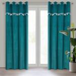 Takoy Gyerek bársony sötétítő függöny KIDS dekorszalaggal és háromdimenziós elefántokkal 140 x 250 cm