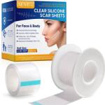 ALIVER Rola pentru Cicatricile de pe Fata sau Corp, Transparenta, Premium, 2.5 cm x 1.5 m