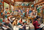 Bluebird Puzzle - Puzzle Bookstore - 1 000 piese