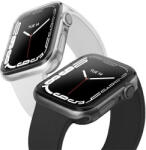 UNIQ Glase Apple Watch Series 7/8/9 45mm tok. Dual Pack, 2db szürke, átlátszó