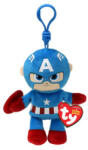 Ty Beanie Babies clip plüss CAPTAIN AMERICA, 8, 5 cm (TY 34004)