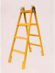 Greenwood Villanyszerelő falétra 4 fokos 153cm, erősített kivitel, akasztóval GREENWOOD (N/A)