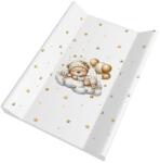 Color pelenkázó lap puha 2 oldalú 70x50cm maci uni bézs - neobaby