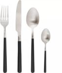 Cosy & Trendy Brushed-Black Olivia Evőeszközkészlet, 16 részes, magasság: 270 mm, hossz: 200 mm