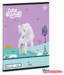  Füzet iskolai A5, 32lap, sima 20-32 UNICORN 10db/csomag (62700)