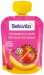 Bebevita Плодова закуска Bebivita - Ябълка, банан и малина със спелта, 90 g (19107)