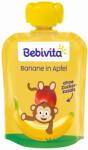 Bebevita Плодова закуска Bebivita - Банан и ябълка, 90 g (19059)
