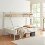 PremiumXL neu. haus Emeletes Ágy Sortland 200x140/90 cm Fehér