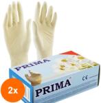 Prima Set 2 x 100 Manusi Examinare Prima din Latex, Pudrate, Marimea XS (TEV-2xVTR-0154-XS)