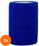 Prima Set 2 x Bandaj Coeziv Autoadeziv, 7.5 cm x 4.5 m, Albastru, Prima, 1 Rola (TEV-2xVTR-0161-075-ABS)