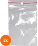 Vetro Design Set 2 x 100 Pungi Zip, 60 x 85 mm (TEV-2xVTR-1425-60X85-100)