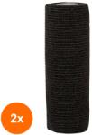 Prima Set 2 x Bandaj Coeziv Autoadeziv, 15 cm x 4.5 m, Negru, Prima, 1 Rola (TEV-2xVTR-0161-150-NGR)