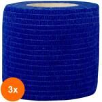 Prima Set 3 x Bandaj Coeziv Autoadeziv, 5.0 cm x 4.5 m, Albastru, Prima, 1 Rola (TEV-3xVTR-0161-050-ABS)