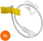 Vetro Design Set 2 x Ac Huber cu Aripioare, 20G, 20 mm, Steril, Non-Coring, pentru Port-a-Cath, 1 Bucata (TEV-2xVTR-1566-20G X 20mm)