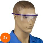 Prima Set 2 x 5 Viziere Protectie Ochi Prima, Rama + Ecran, Mov, 22 x 6.8 cm (TEV-2xVTR-1401-MOV)