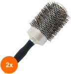 Vetro Design Set 2 x Perie Coafat Ionic-Ceramic, Diametru 63/89 mm, Lungime 25 cm