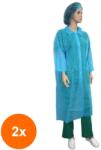 Prima Set 2 x Halat Unica Folosinta Protectie Laborator, Prima, Albastru (TEV-2xVTR-0286-ABS)