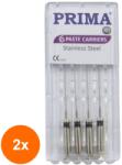 Prima Set 2 x 4 Ace Endodontice Lentullo, Nr. 40 Negre, 25 mm, pentru Canal Radicular, Prima (TEV-2xVTR-0630-40-NEG)