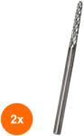 Prima Set 2 x Capat Freza Conic din Carbid, 2.3 x 14.5 mm, Marime M, Prima (TEV-2xVTR-1710-08S-M)