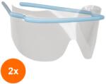Prima Set 2 x Viziere Protectie Ochi Prima, Rama + Ecran, Verde, 22 x 6.8 cm, 5 Seturi (TEV-2xVTR-1401-VRD)
