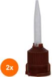 Prima Set 2 x 50 Varfuri de Mixare Maro 1: 1, pentru Mixare Materiale Amprenta, Prima (TEV-2xVTR-2359-MAR)