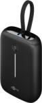 Goobay 76251 Powerbank integrált kábellel USB-C 10000mAh 20W - Fekete (76251) (76251)