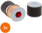 FIN-FILTER Set 2 x Filtru Aer FAR9327F, 90 mm lat. , 102 mm lung. , Cartus, FIN-FILTER (RAJ-2xFAR9327F)