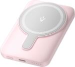 Vention 5000mAh Magnetic Wireless Power Bank 20W Pink Light Indicator Display Type (FHSP0) (FHSP0)