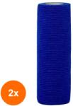 Prima Set 2 x Bandaj Coeziv Autoadeziv, 15 cm x 4.5 m, Albastru, Prima, 1 Rola (TEV-2xVTR-0161-150-ABS)