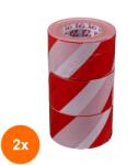 Z-tools Set 2 x Banda Avertizare, 300 m, Alb/Rosu (LIZ-2xZLN-ZLN6768)