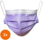 Prima Set 2 x 50 Masti Chirurgicale Medicale, Prima, cu Elastic, Lila (TEV-2xVTR-0283-ELS-LIL)