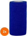 Prima Set 2 x Bandaj Coeziv Autoadeziv, 10 cm x 4.5 m, Albastru, Prima, 1 Rola (TEV-2xVTR-0161-100-ABS)