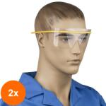 Prima Set 2 x Viziere Protectie Ochi Prima, Rama + Ecran, Galben, 22x6.8cm, 5 Seturi (TEV-2xVTR-1401-GLB)