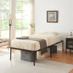 PremiumXL En. Casa Fémágy Vårdö 90x200 cm Fekete