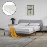 PremiumXL En. Casa Kárpitozott Ágy Porvoo Matraccal textil 160x200 cm szürke