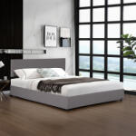 PremiumXL Corium Kárpitozott Ágy Juva kordbársony 160x200 cm szürke Corium